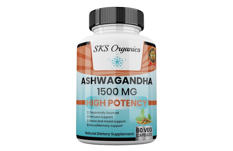 Ashwagandha 1500mg – High Potency - Premium Supplements